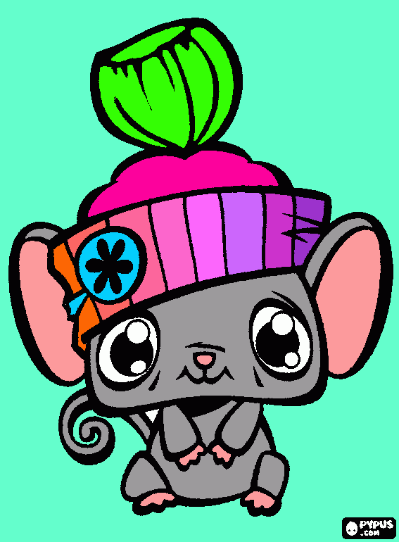 mousy coloring page