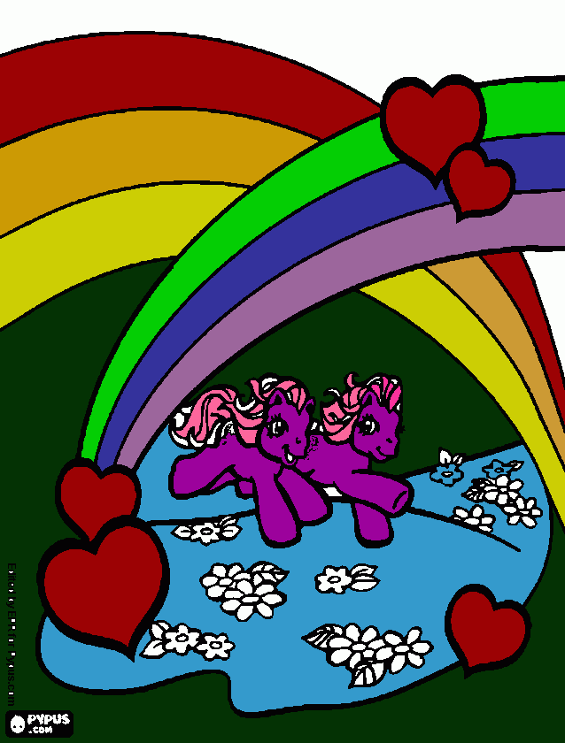 my pony coloring page