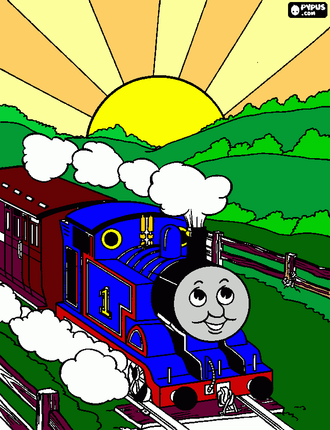 My Thomas Picture for you.  coloring page