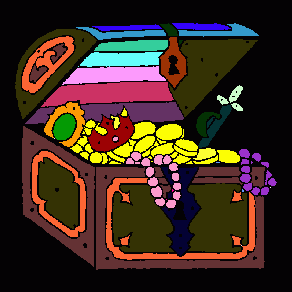 my treasure box coloring page