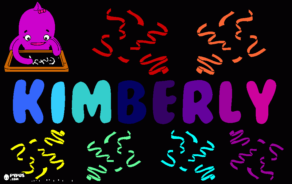 name picture coloring page