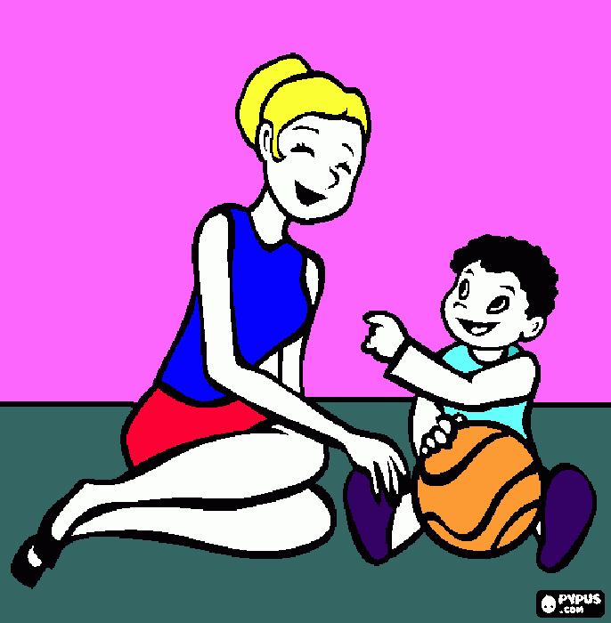 nanny coloring page