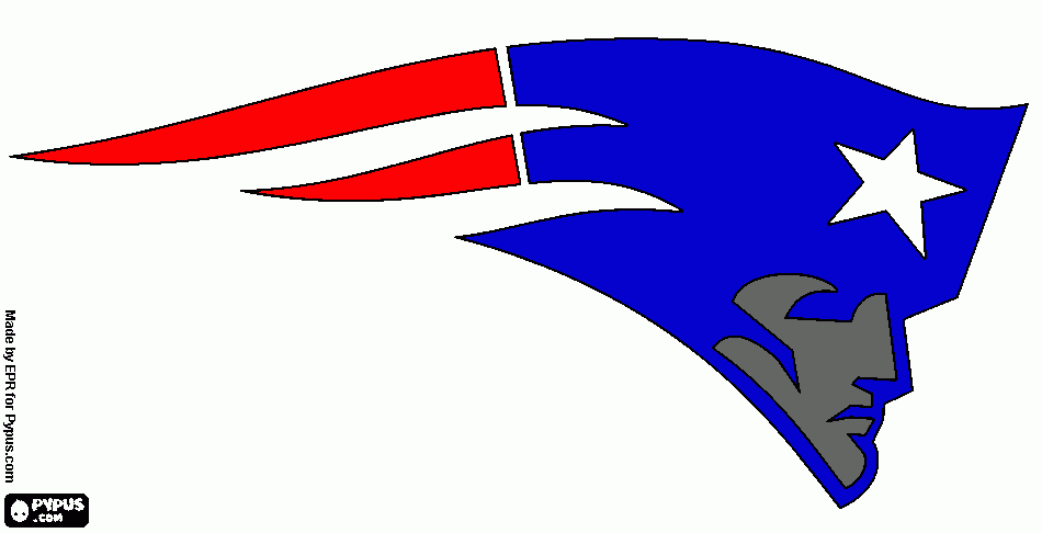 New England Patriots, Foxborough, Massachusetts coloring page