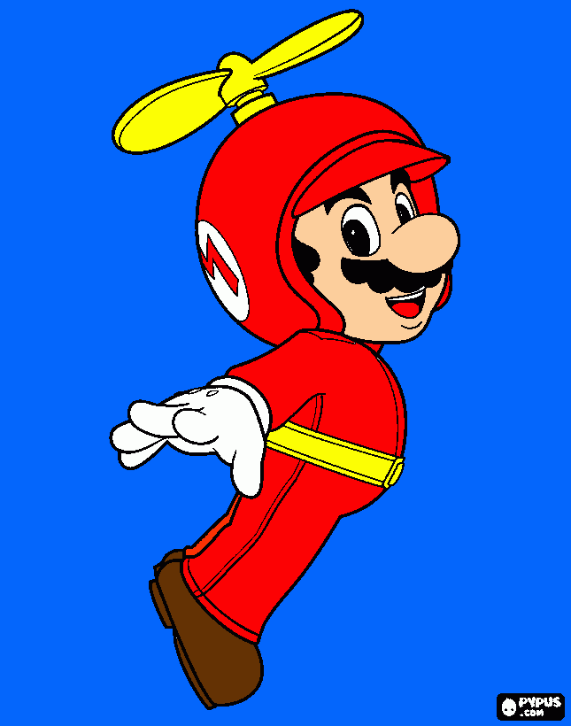 New Super Mario Bros coloring page