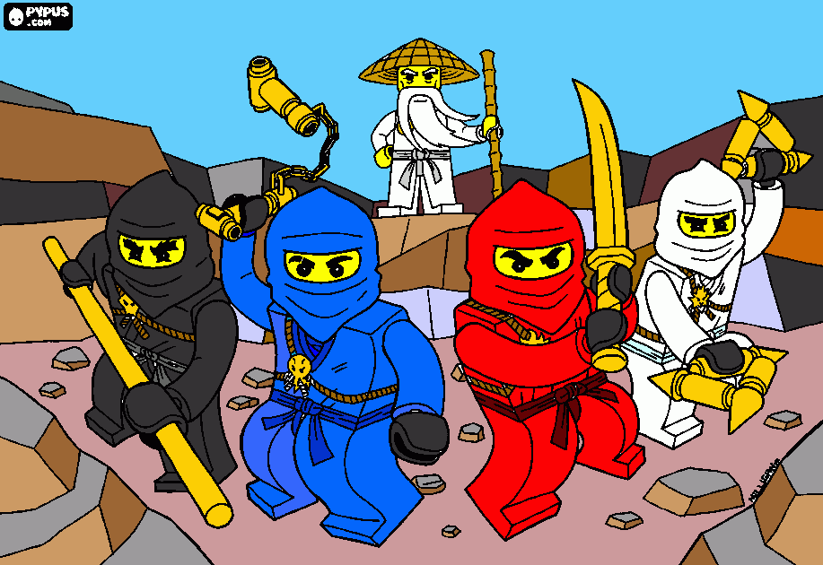 Ninjago Noé coloring page