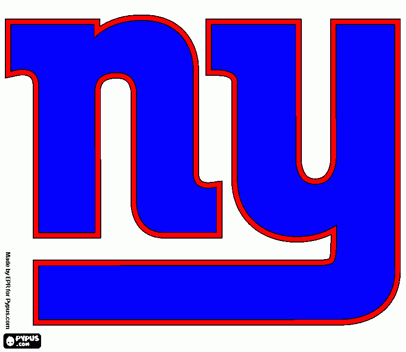 ny logo coloring page