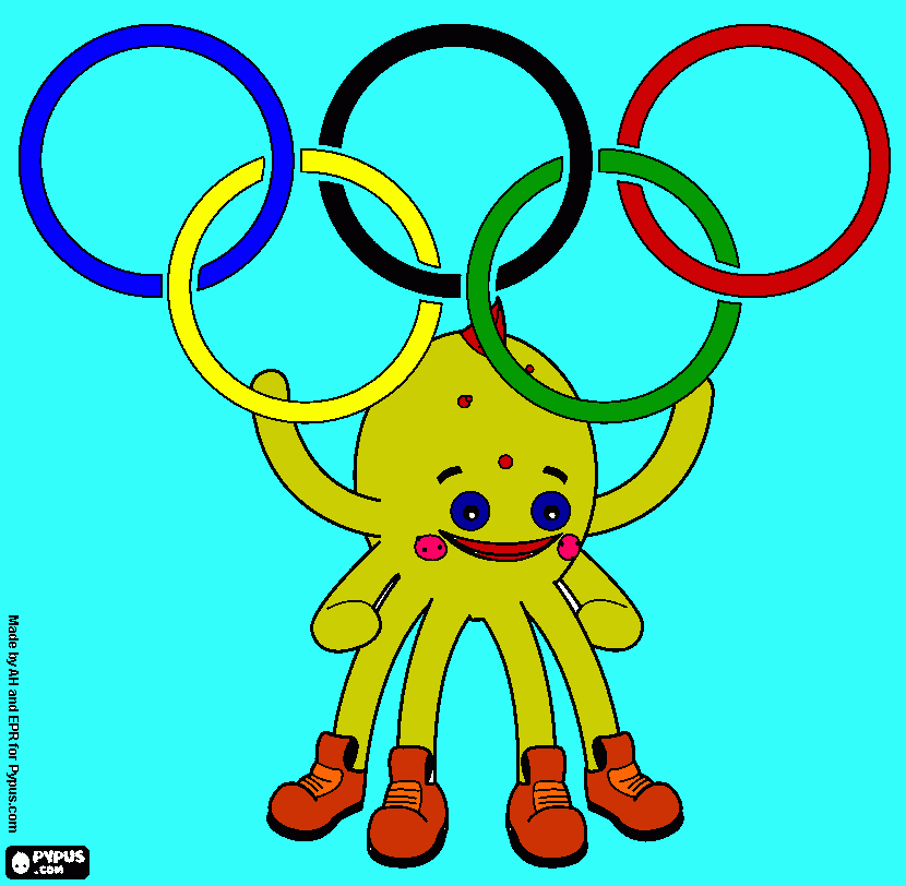 Olympic sports coloring page