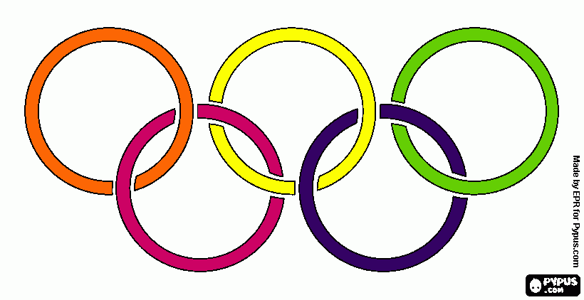 Olympic coloring page