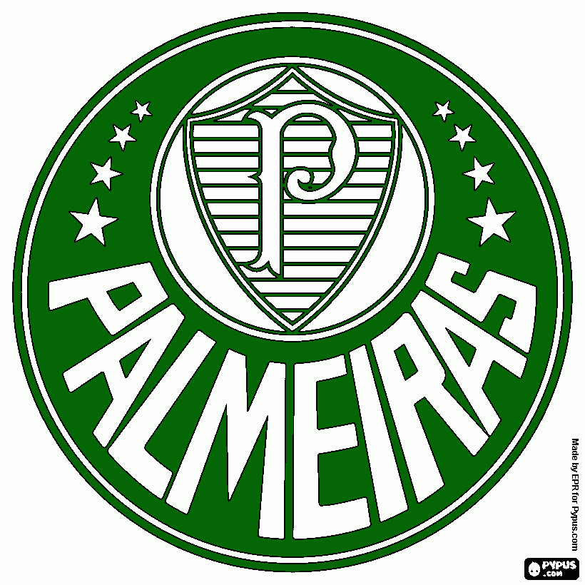 Palmeiras coloring page