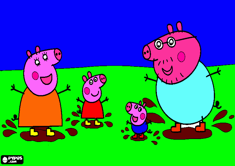 pepa pig coloring page