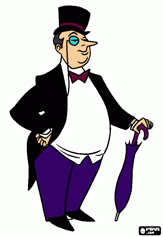 pinguino coloring page