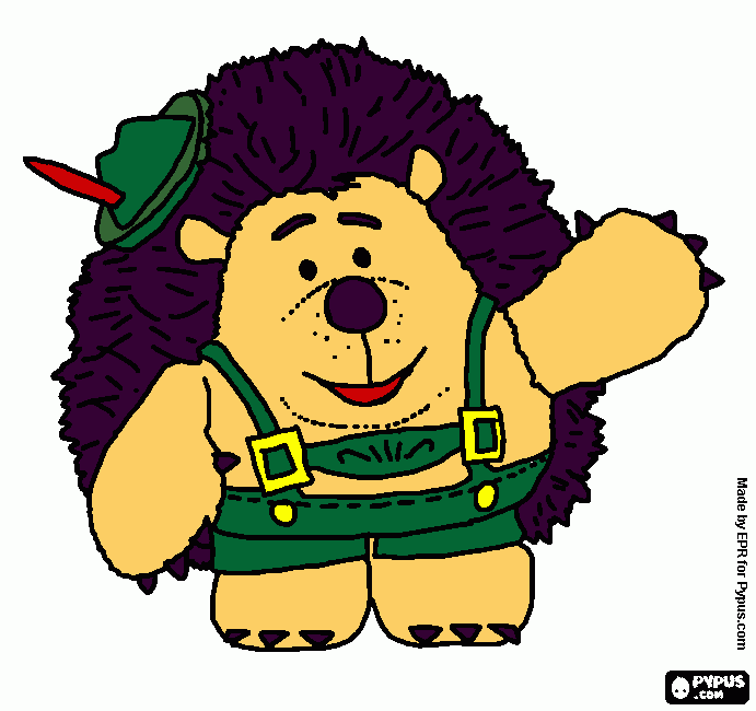 Prickle pants coloring page