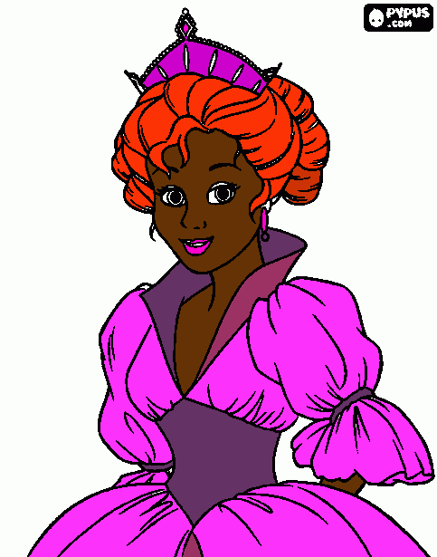 princess jullian coloring page