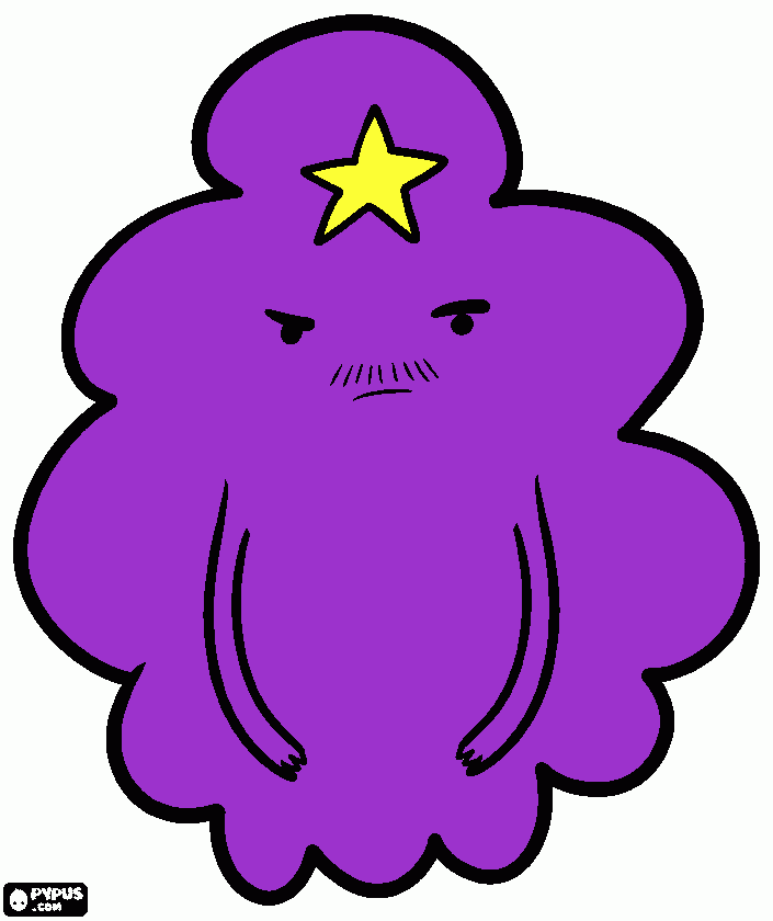 Princess Lumps coloring page