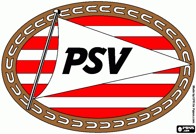 PSV FC coloring page