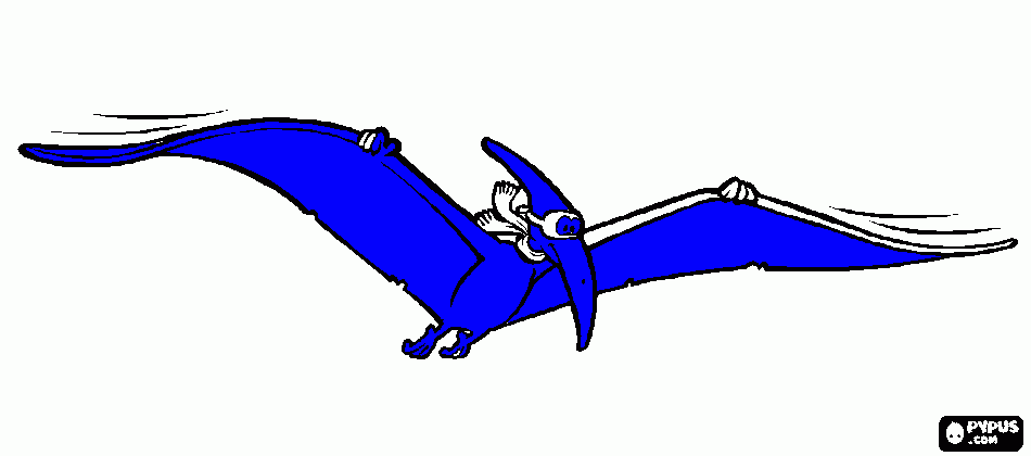 Pterodaktyl - Michalek namalowac dnia 31.01.2013 coloring page