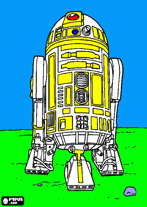 R2-C4 coloring page