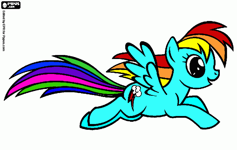 Rainbow on a Roll coloring page