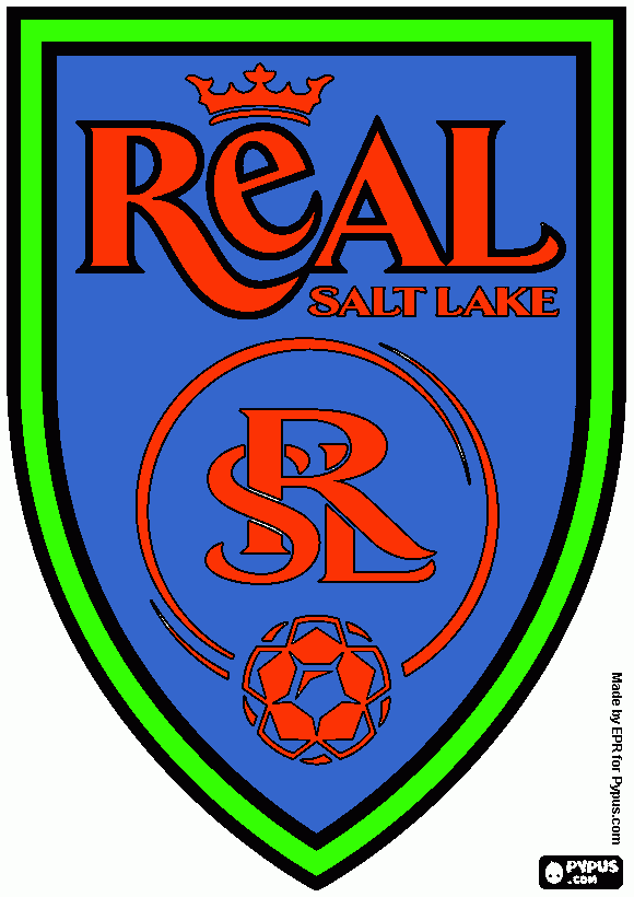 Real Salt Lake, soccer team  coloring page