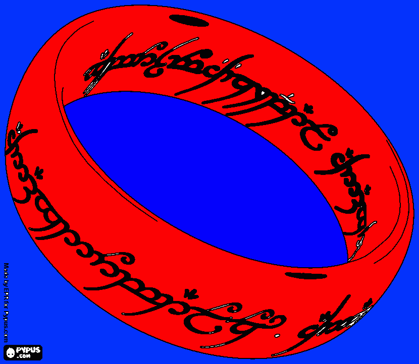 Ring 1 coloring page
