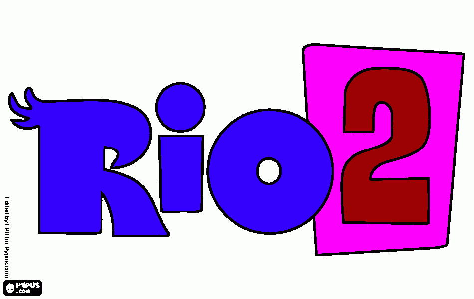 rio2 coloring page