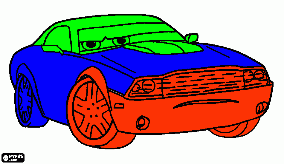 Rod Torque Redline,  coloring page