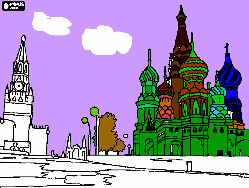 russian building:):):):):):):) coloring page