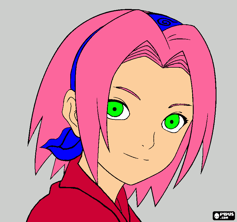 saku coloring page