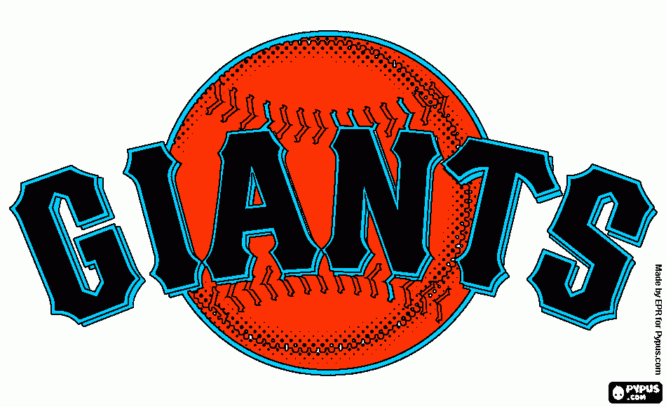 SAN FRANCISCO GIANTS coloring page