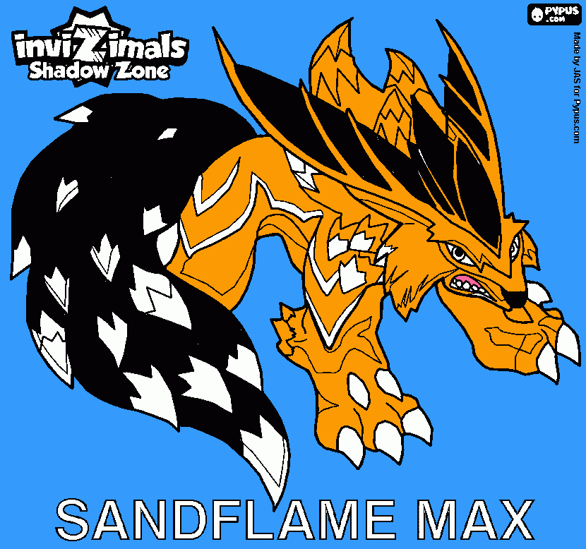 SANDFLAME coloring page