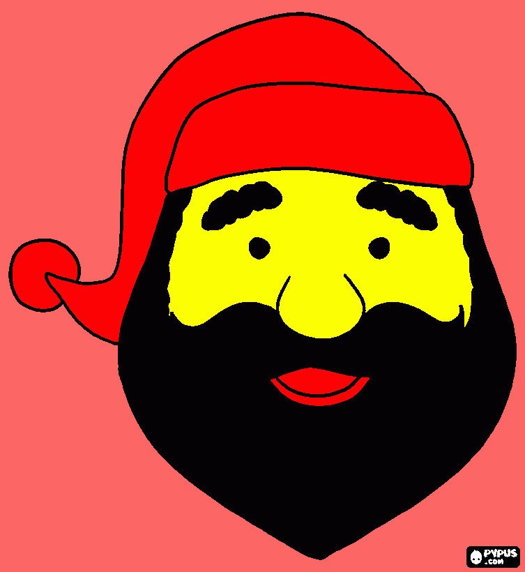 santa claus coloring page