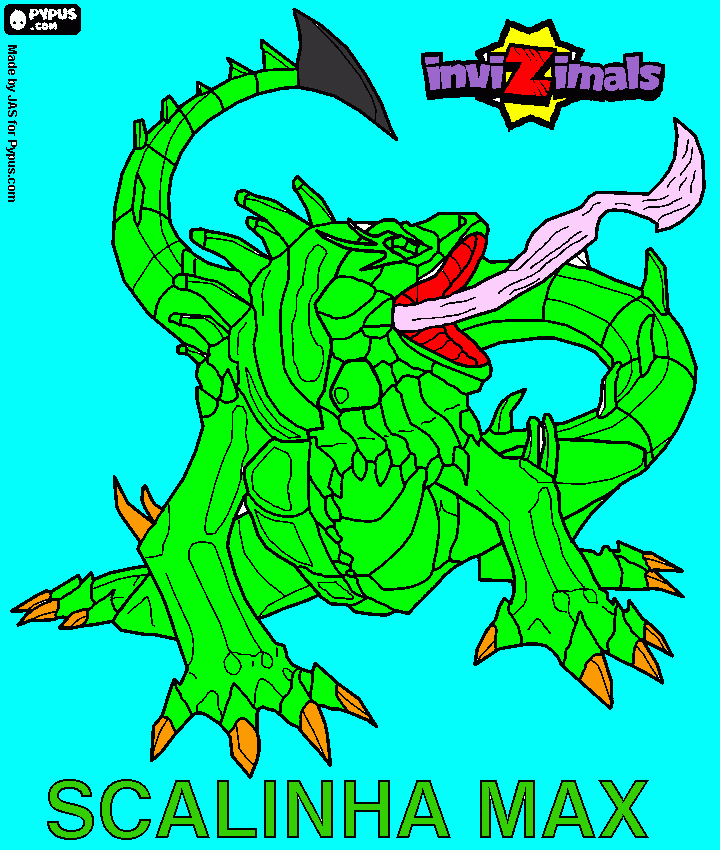 scalinha max coloring page