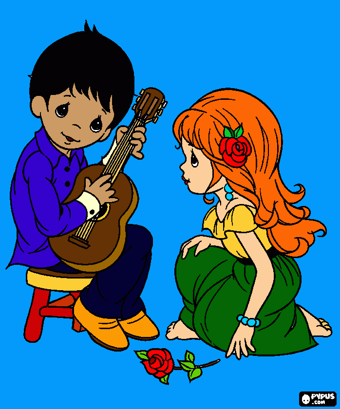 Serenade oncoloring.com coloring page