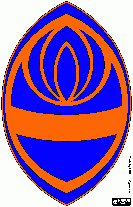 shaktar coloring page