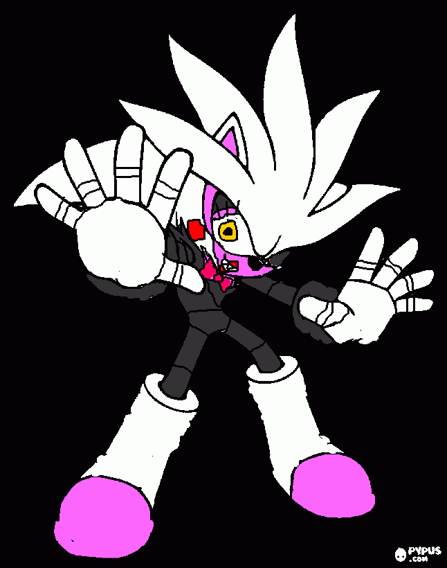 Silver the Mangle coloring page