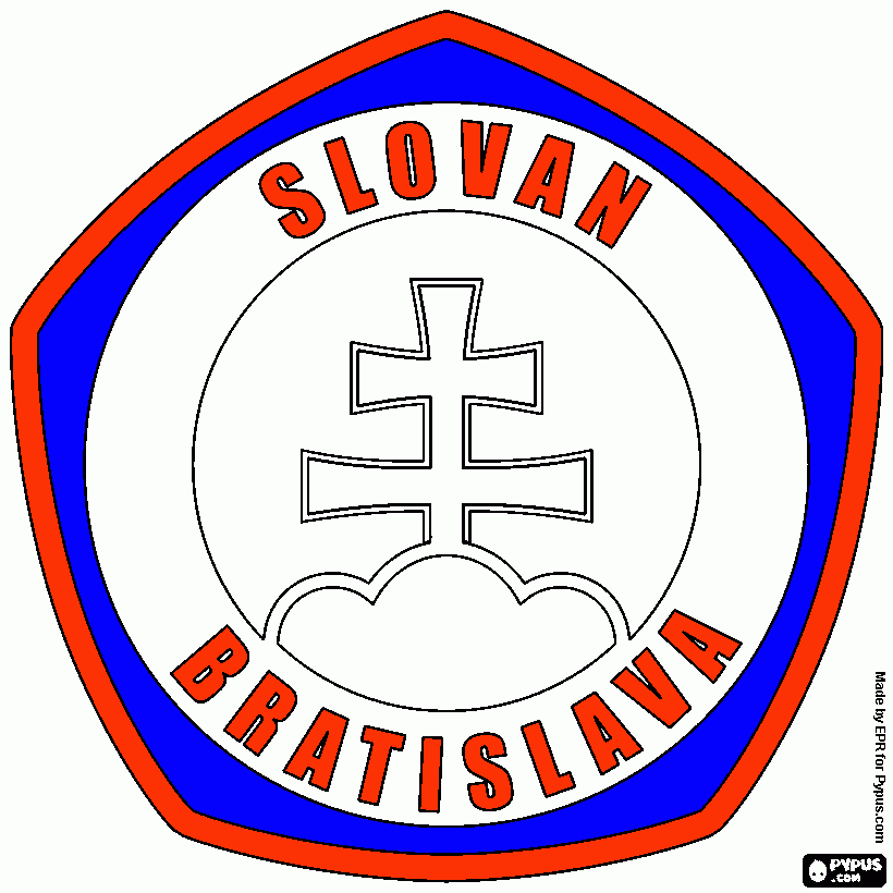 slovakia coloring page