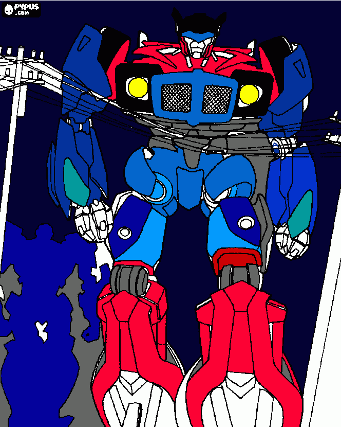 Smokescreen coloring page