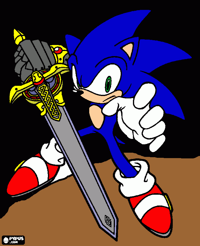 Sonic Coloring coloring page