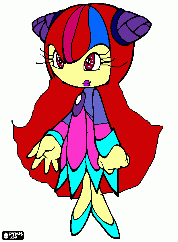 sonic eliz coloring page