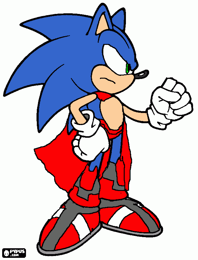 Sonic Regime coloring page