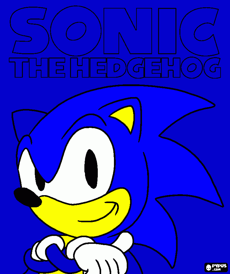 sonic the heghog dad.p.s. yourson lance coloring page