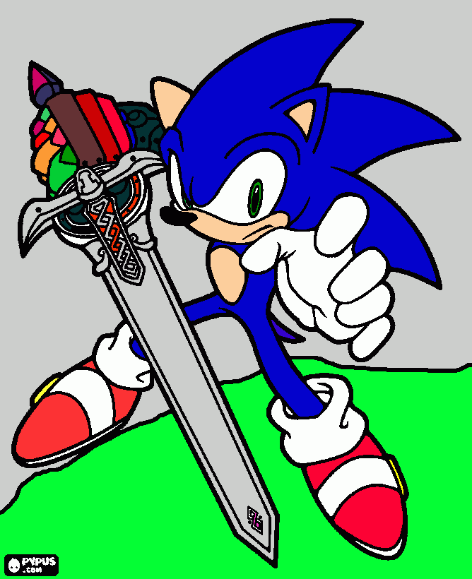 sonicjayde coloring page