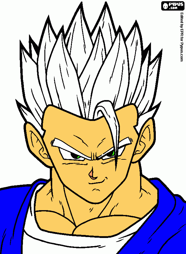 SSJ Max coloring page