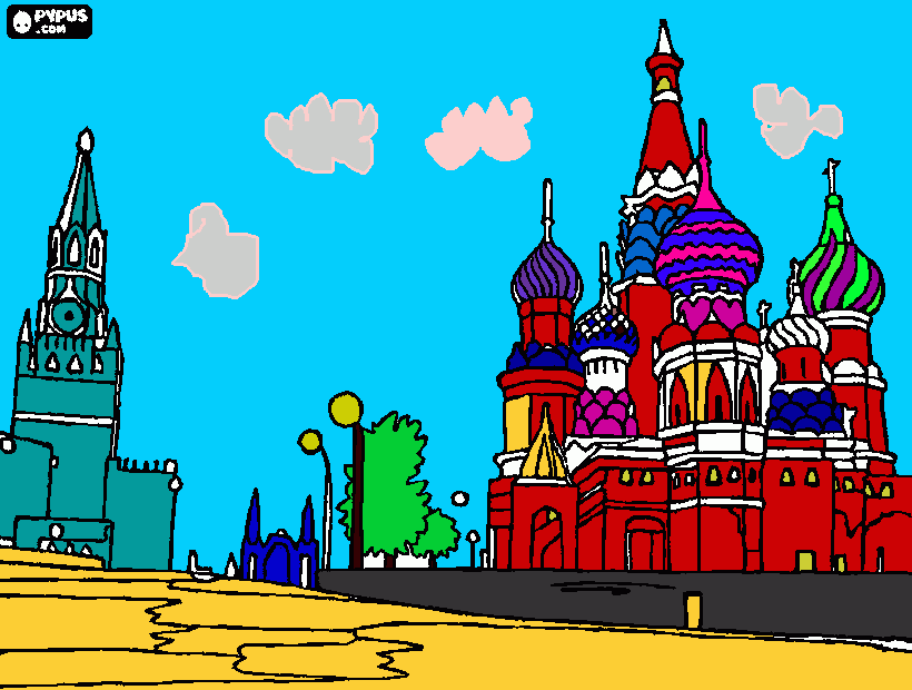 st basils cathedral coloring page