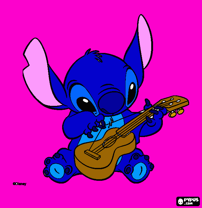 Stitch! coloring page