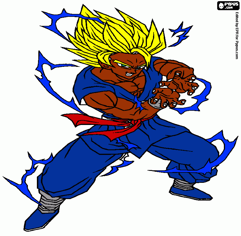 Super sayon 2 coloring page