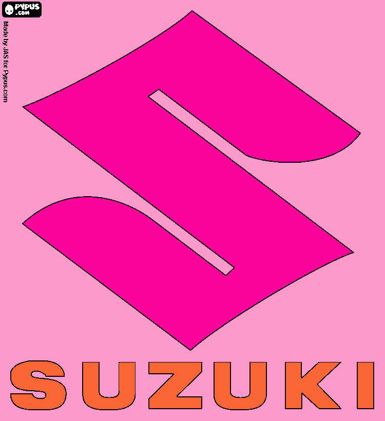 suzuki coloring page