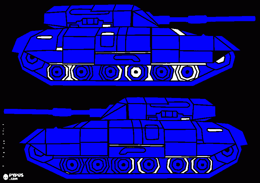 tanks coloring page