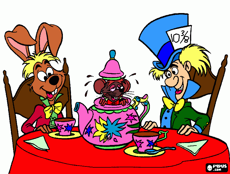 Tea Party coloring page