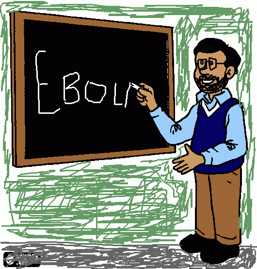 teacher ebola coloring page